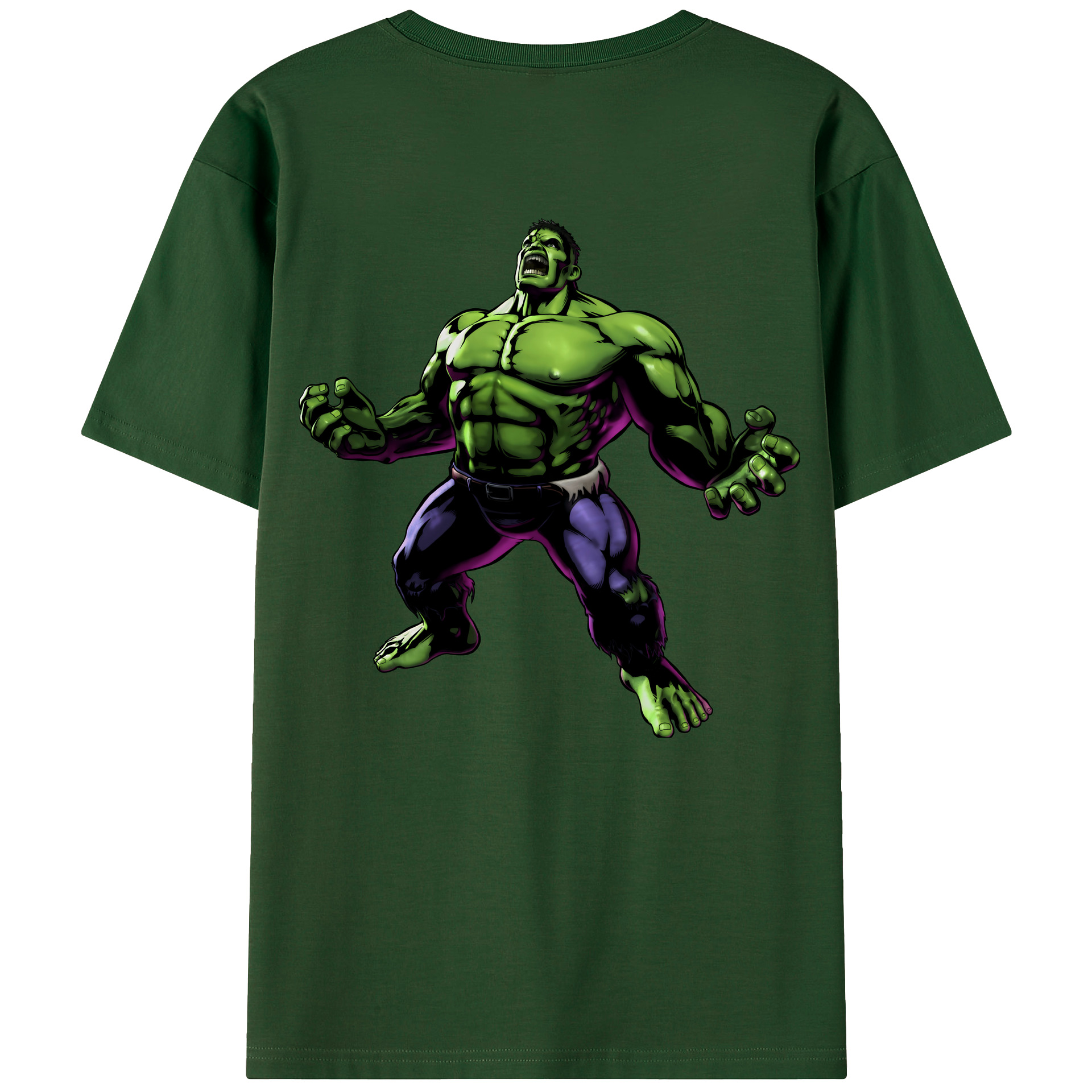 （画像用） アベンジャーズ The Avengers 綿100％半袖Tシャツ（背面プリント）